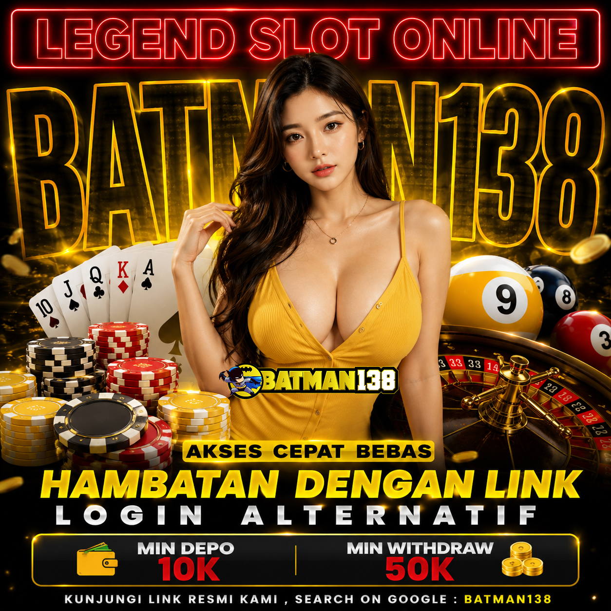 BATMAN138 - Legend Slot Online Dengan Pilihan Game Terlengkap